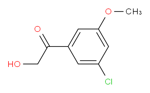1-(3-chloro-5-methoxyphenyl)-2-hydroxyethanone