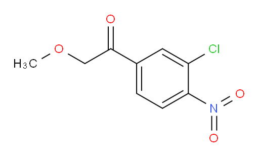 1-(3-chloro-4-nitrophenyl)-2-methoxyethanone