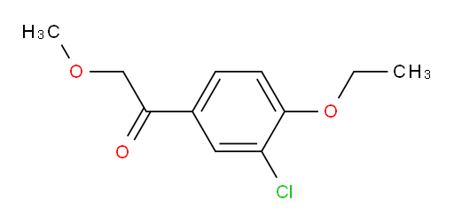 1-(3-chloro-4-ethoxyphenyl)-2-methoxyethanone