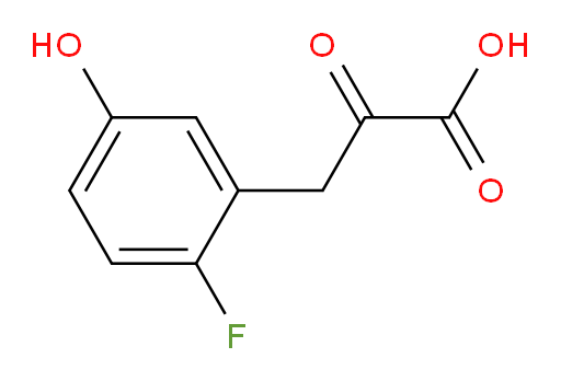 3-(2-fluoro-5-hydroxyphenyl)-2-oxopropanoic acid