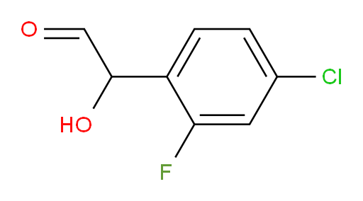 2-(4-chloro-2-fluorophenyl)-2-hydroxyacetaldehyde