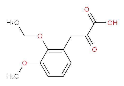 3-(2-ethoxy-3-methoxyphenyl)-2-oxopropanoic acid