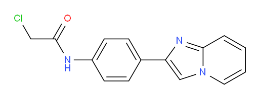 2-chloro-N-(4-(imidazo[1,2-a]pyridin-2-yl)phenyl)acetamide