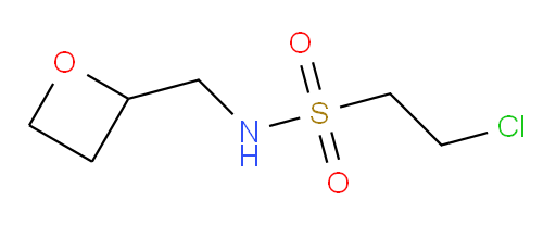 2-chloro-N-(oxetan-2-ylmethyl)ethanesulfonamide
