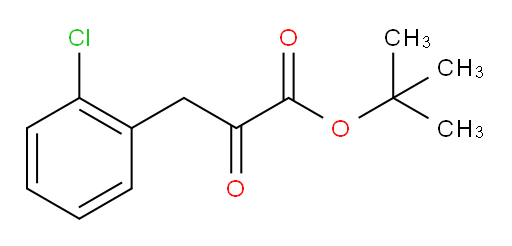 tert-butyl 3-(2-chlorophenyl)-2-oxopropanoate