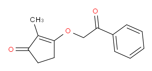 2-methyl-3-(2-oxo-2-phenylethoxy)cyclopent-2-enone