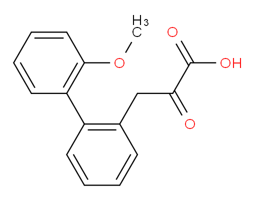 3-(2'-methoxy-[1,1'-biphenyl]-2-yl)-2-oxopropanoic acid