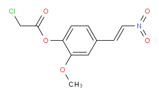(E)-2-methoxy-4-(2-nitrovinyl)phenyl 2-chloroacetate