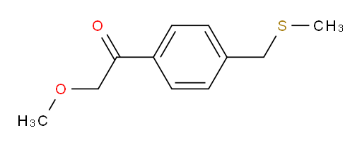 2-methoxy-1-(4-((methylthio)methyl)phenyl)ethanone
