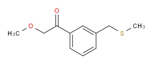 2-methoxy-1-(3-((methylthio)methyl)phenyl)ethanone