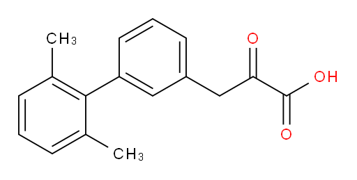 3-(2',6'-dimethyl-[1,1'-biphenyl]-3-yl)-2-oxopropanoic acid