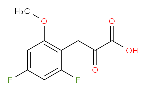 3-(2,4-difluoro-6-methoxyphenyl)-2-oxopropanoic acid