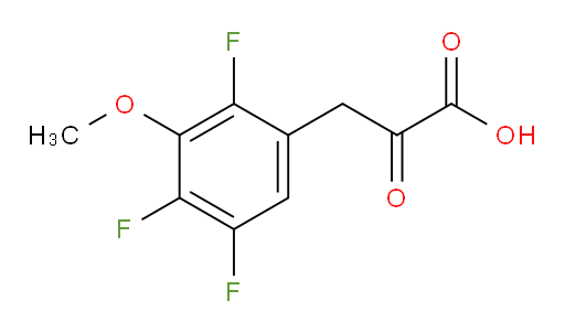 2-oxo-3-(2,4,5-trifluoro-3-methoxyphenyl)propanoic acid