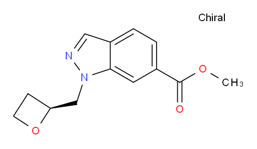 (S)-methyl 1-(oxetan-2-ylmethyl)-1H-indazole-6-carboxylate