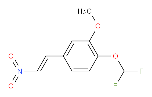 (E)-1-(difluoromethoxy)-2-methoxy-4-(2-nitrovinyl)benzene