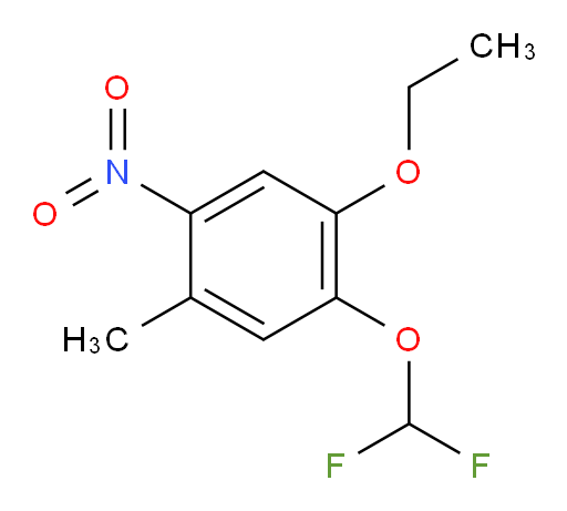 1-(difluoromethoxy)-2-ethoxy-5-methyl-4-nitrobenzene