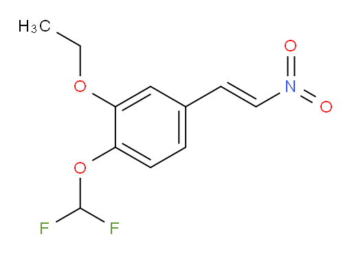 (E)-1-(difluoromethoxy)-2-ethoxy-4-(2-nitrovinyl)benzene