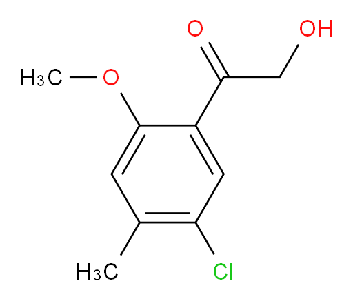 1-(5-chloro-2-methoxy-4-methylphenyl)-2-hydroxyethanone