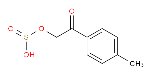 2-oxo-2-(p-tolyl)ethyl hydrogen sulfite