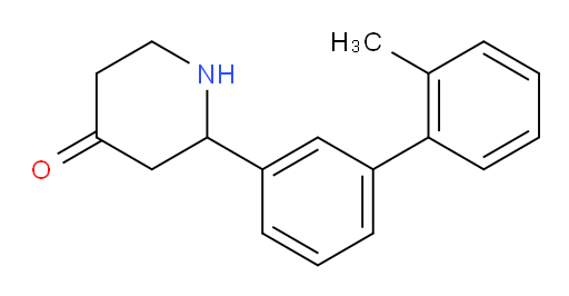 2-(2'-methyl-[1,1'-biphenyl]-3-yl)piperidin-4-one