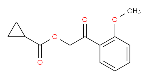2-(2-methoxyphenyl)-2-oxoethyl cyclopropanecarboxylate
