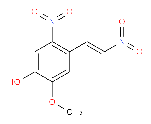 (E)-2-methoxy-5-nitro-4-(2-nitrovinyl)phenol