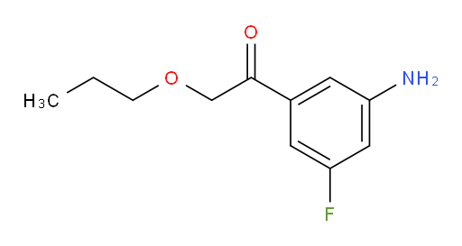 1-(3-amino-5-fluorophenyl)-2-propoxyethanone