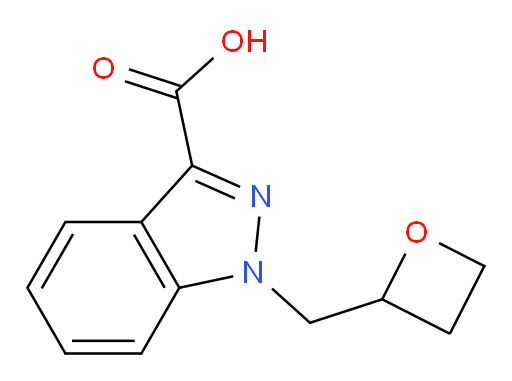 1-(oxetan-2-ylmethyl)-1H-indazole-3-carboxylic acid