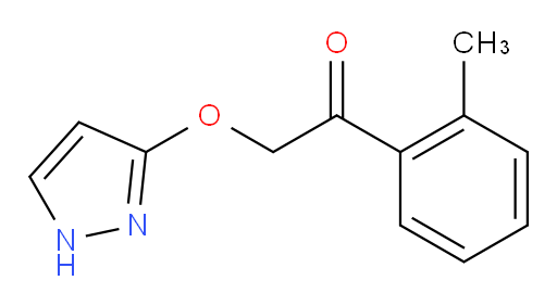 2-((1H-pyrazol-3-yl)oxy)-1-(o-tolyl)ethanone