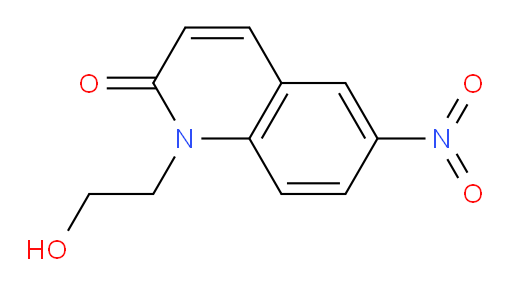 1-(2-hydroxyethyl)-6-nitroquinolin-2(1H)-one
