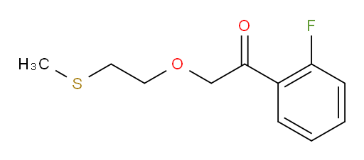 1-(2-fluorophenyl)-2-(2-(methylthio)ethoxy)ethanone