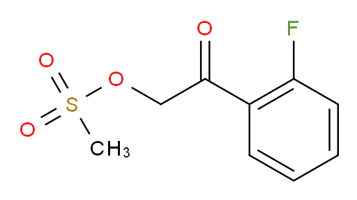 2-(2-fluorophenyl)-2-oxoethyl methanesulfonate