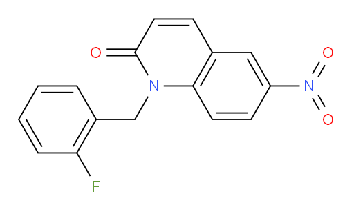 1-(2-fluorobenzyl)-6-nitroquinolin-2(1H)-one