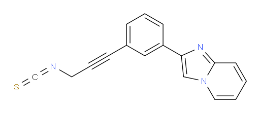 2-(3-(3-isothiocyanatoprop-1-yn-1-yl)phenyl)imidazo[1,2-a]pyridine