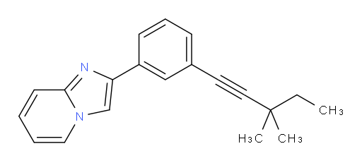 2-(3-(3,3-dimethylpent-1-yn-1-yl)phenyl)imidazo[1,2-a]pyridine