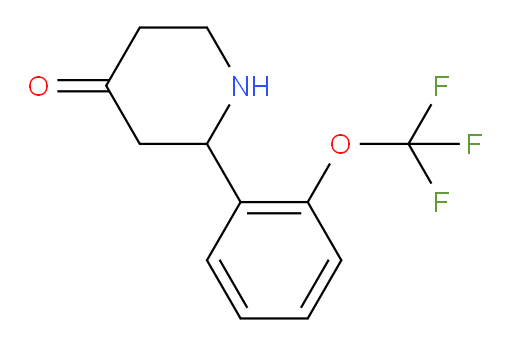 2-(2-(trifluoromethoxy)phenyl)piperidin-4-one