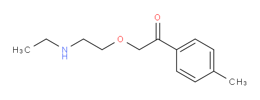 2-(2-(ethylamino)ethoxy)-1-(p-tolyl)ethanone