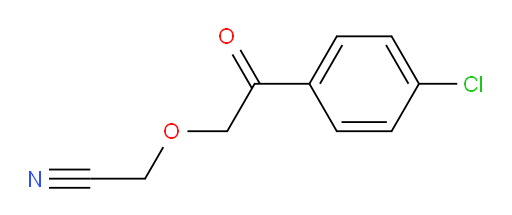 2-(2-(4-chlorophenyl)-2-oxoethoxy)acetonitrile