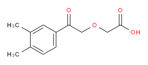 2-(2-(3,4-dimethylphenyl)-2-oxoethoxy)acetic acid