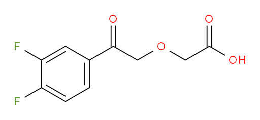 2-(2-(3,4-difluorophenyl)-2-oxoethoxy)acetic acid