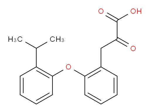 3-(2-(2-isopropylphenoxy)phenyl)-2-oxopropanoic acid