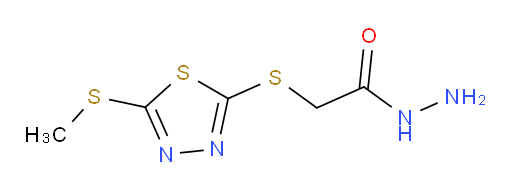 2-((5-(methylthio)-1,3,4-thiadiazol-2-yl)thio)acetohydrazide