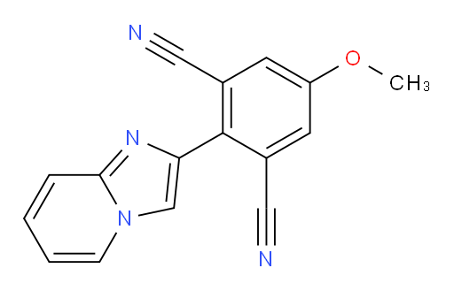 2-(imidazo[1,2-a]pyridin-2-yl)-5-methoxyisophthalonitrile