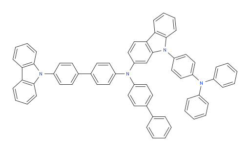 N-(4'-(9H-carbazol-9-yl)-[1,1'-biphenyl]-4-yl)-N-([1,1'-biphenyl]-4-yl)-9-(4-(diphenylamino)phenyl)-9H-carbazol-2-amine