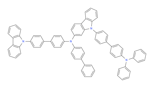 N-(4'-(9H-carbazol-9-yl)-[1,1'-biphenyl]-4-yl)-N-([1,1'-biphenyl]-4-yl)-9-(4'-(diphenylamino)-[1,1'-biphenyl]-4-yl)-9H-carbazol-2-amine