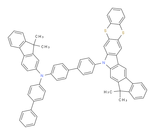 N-([1,1'-biphenyl]-4-yl)-N-(4'-(9,9-dimethylbenzo[5,6][1,4]dithiino[2,3-b]indeno[1,2-h]carbazol-7(9H)-yl)-[1,1'-biphenyl]-4-yl)-9,9-dimethyl-9H-fluoren-2-amine
