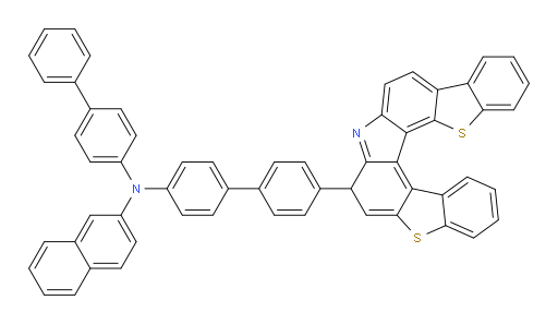 N-(4'-(7H-benzo[4,5]thieno[2,3-c]benzo[4,5]thieno[2,3-g]carbazol-7-yl)-[1,1'-biphenyl]-4-yl)-N-([1,1'-biphenyl]-4-yl)naphthalen-2-amine