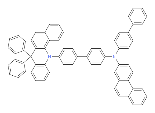 N-([1,1'-biphenyl]-4-yl)-N-(4'-(7,7-diphenylbenzo[c]acridin-12(7H)-yl)-[1,1'-biphenyl]-4-yl)phenanthren-2-amine
