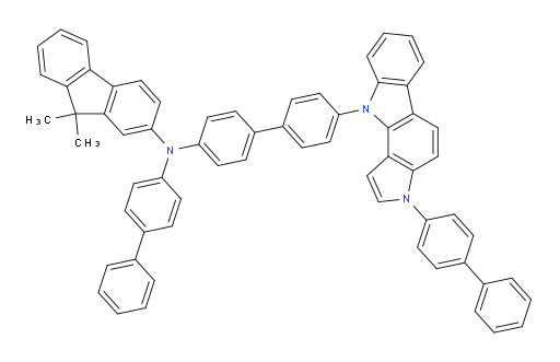 N-([1,1'-biphenyl]-4-yl)-N-(4'-(3-([1,1'-biphenyl]-4-yl)pyrrolo[3,2-a]carbazol-10(3H)-yl)-[1,1'-biphenyl]-4-yl)-9,9-dimethyl-9H-fluoren-2-amine