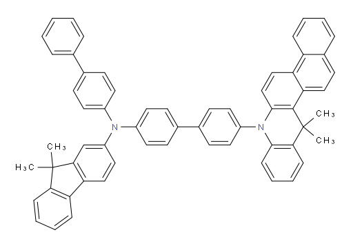 N-([1,1'-biphenyl]-4-yl)-N-(4'-(12,12-dimethylnaphtho[2,1-a]acridin-7(12H)-yl)-[1,1'-biphenyl]-4-yl)-9,9-dimethyl-9H-fluoren-2-amine
